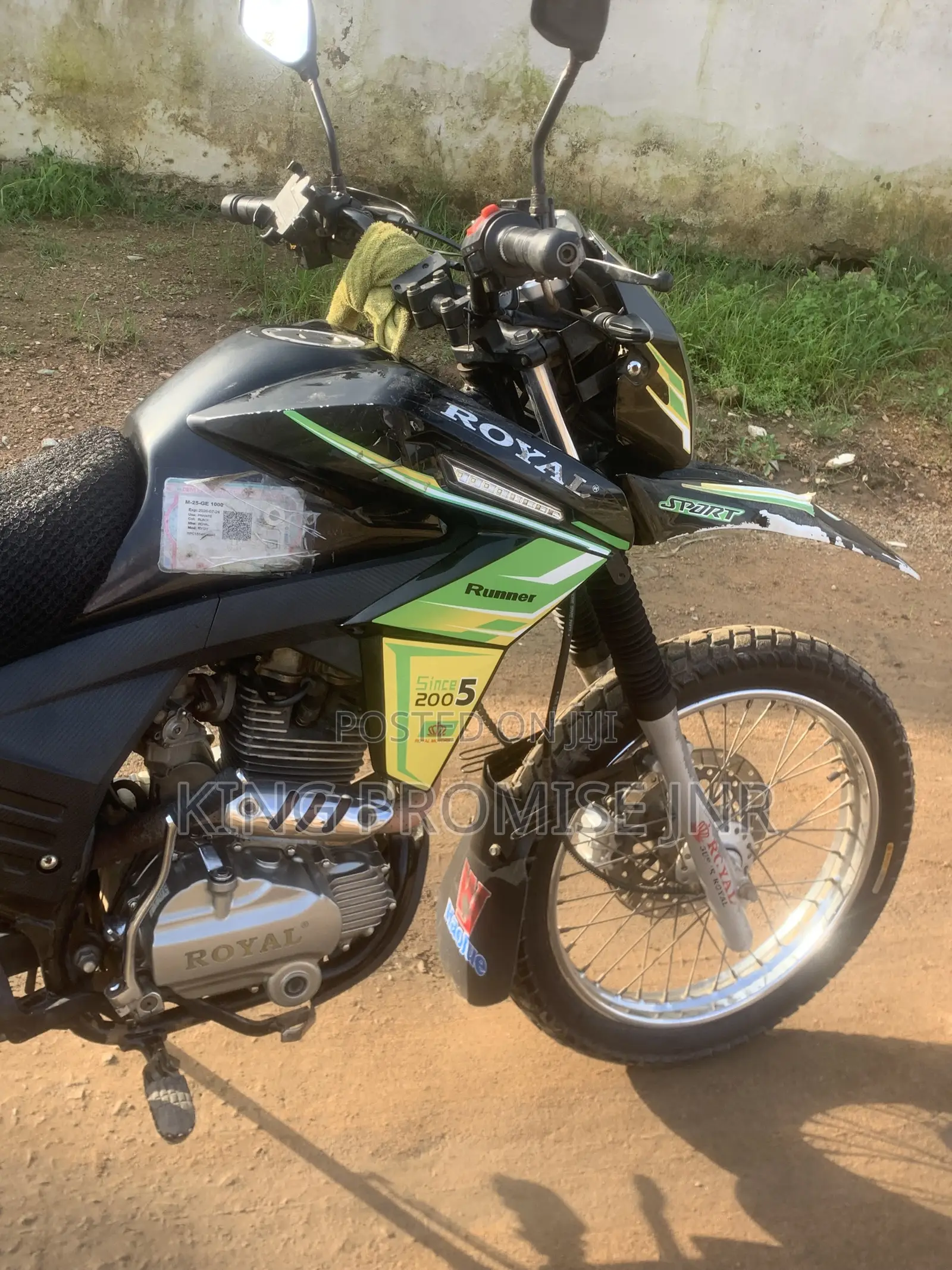 Royal Motorcycle 2025 Black