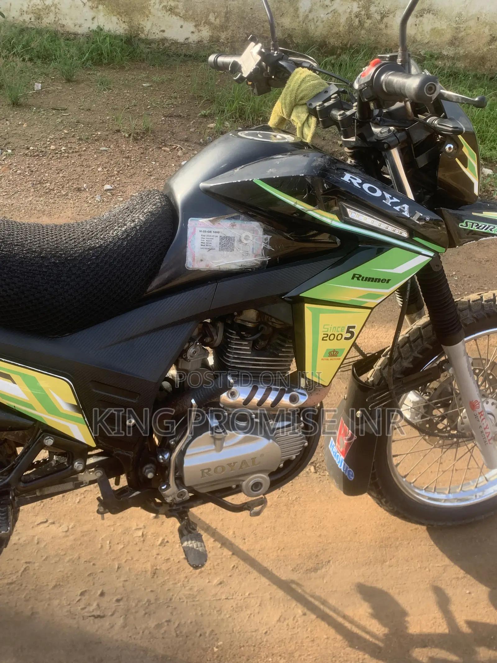 Royal Motorcycle 2025 Black