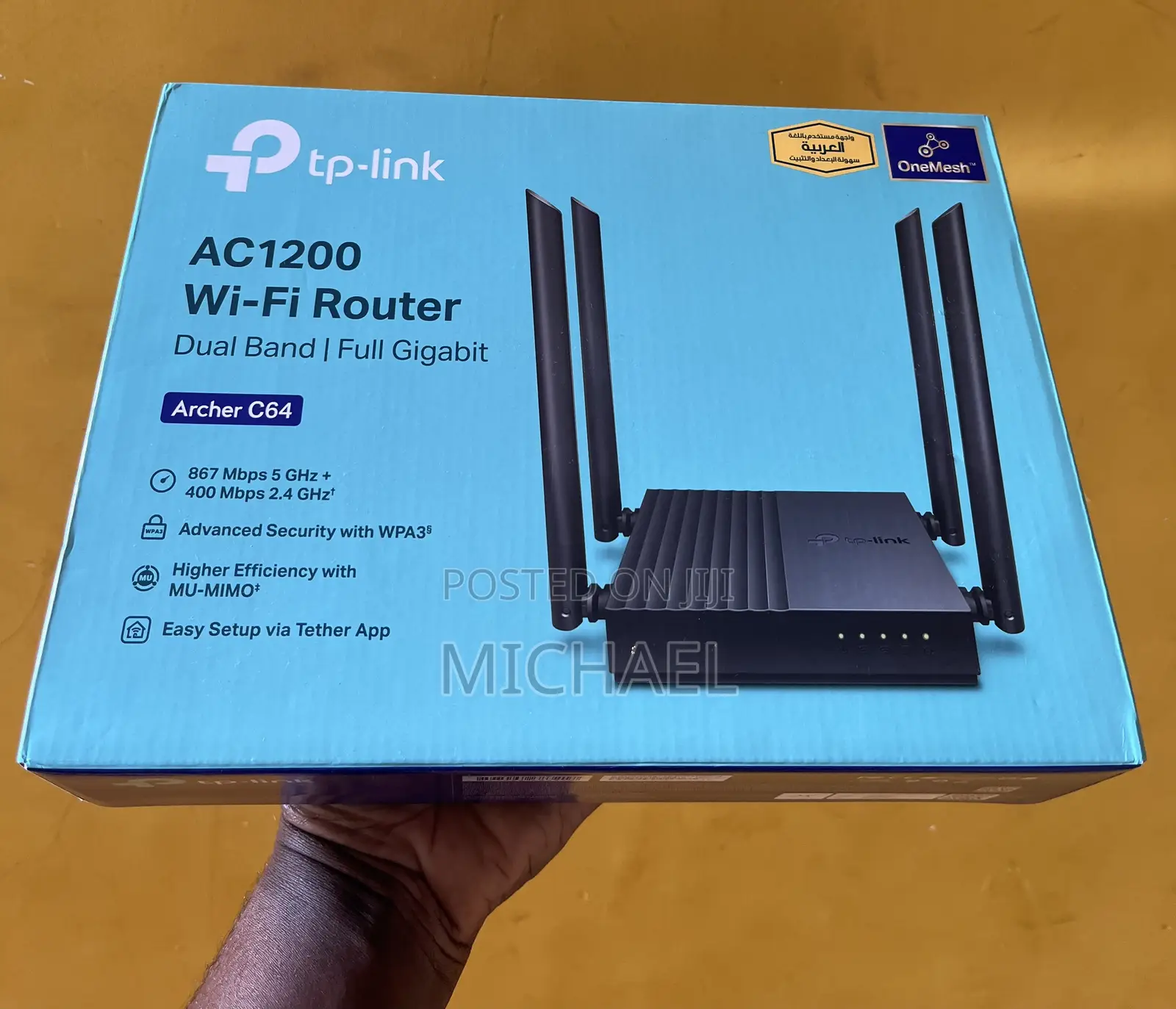 Tp-Link Archer C64 Ac1200 Dual-Band Gigabit Wi-Fi Router