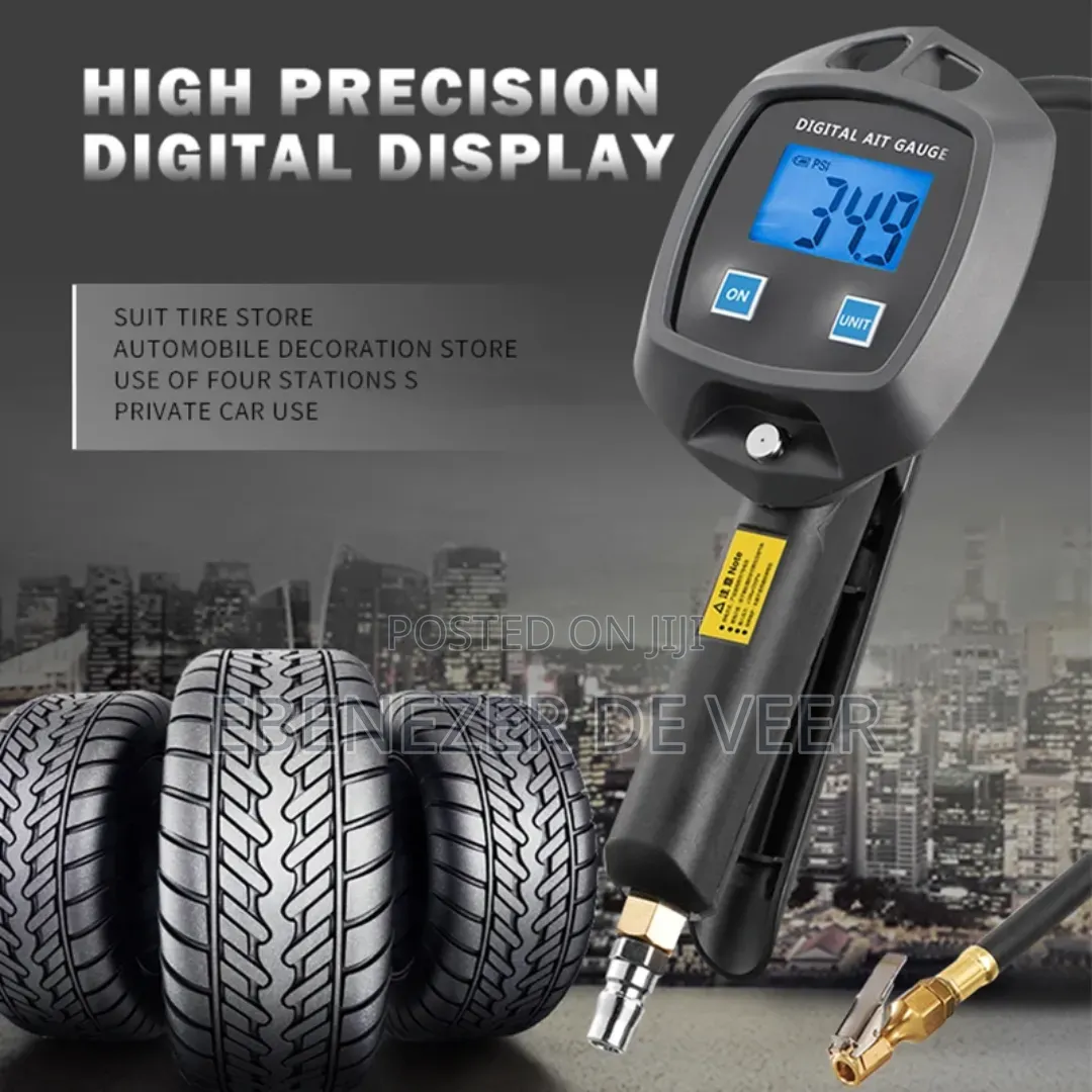 Digital Tyre Pressure Gauge and Inflator
