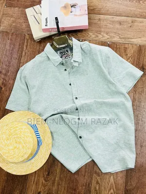 High Quality Linen Plain Shirt Available in Stock