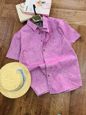 High Quality Linen Plain Shirt Available in Stock