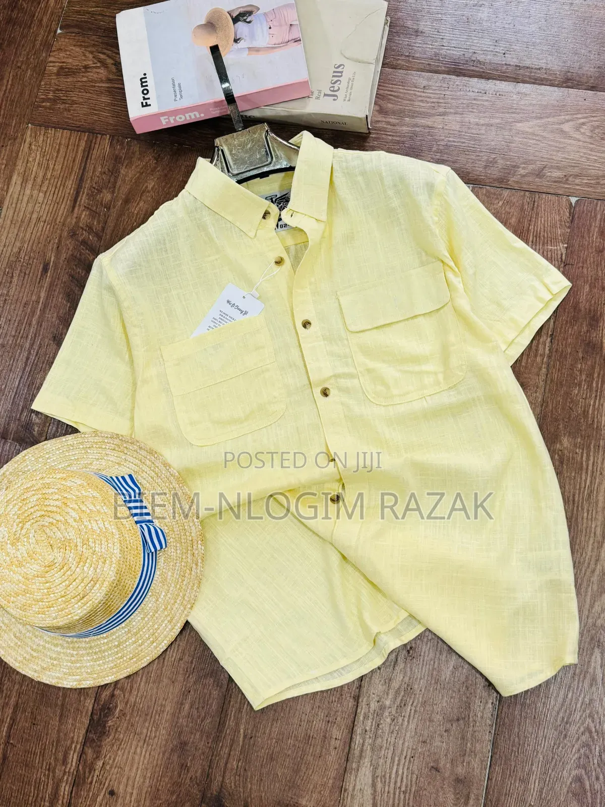 High Quality Linen Plain Shirt Available in Stock