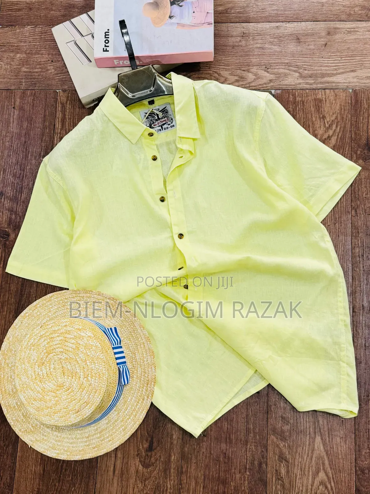 High Quality Linen Plain Shirt Available in Stock