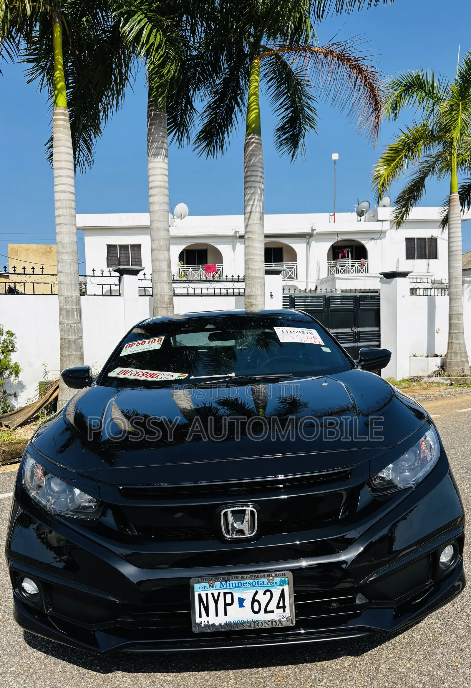 Honda Civic Sport Sedan 2020 Black