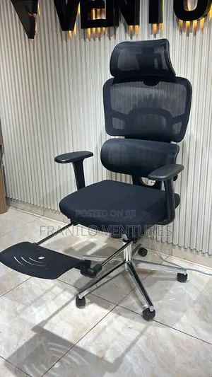 High Back Office Chair With Footrest