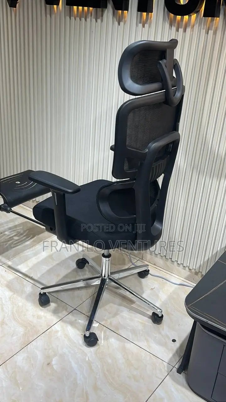 High Back Office Chair With Footrest