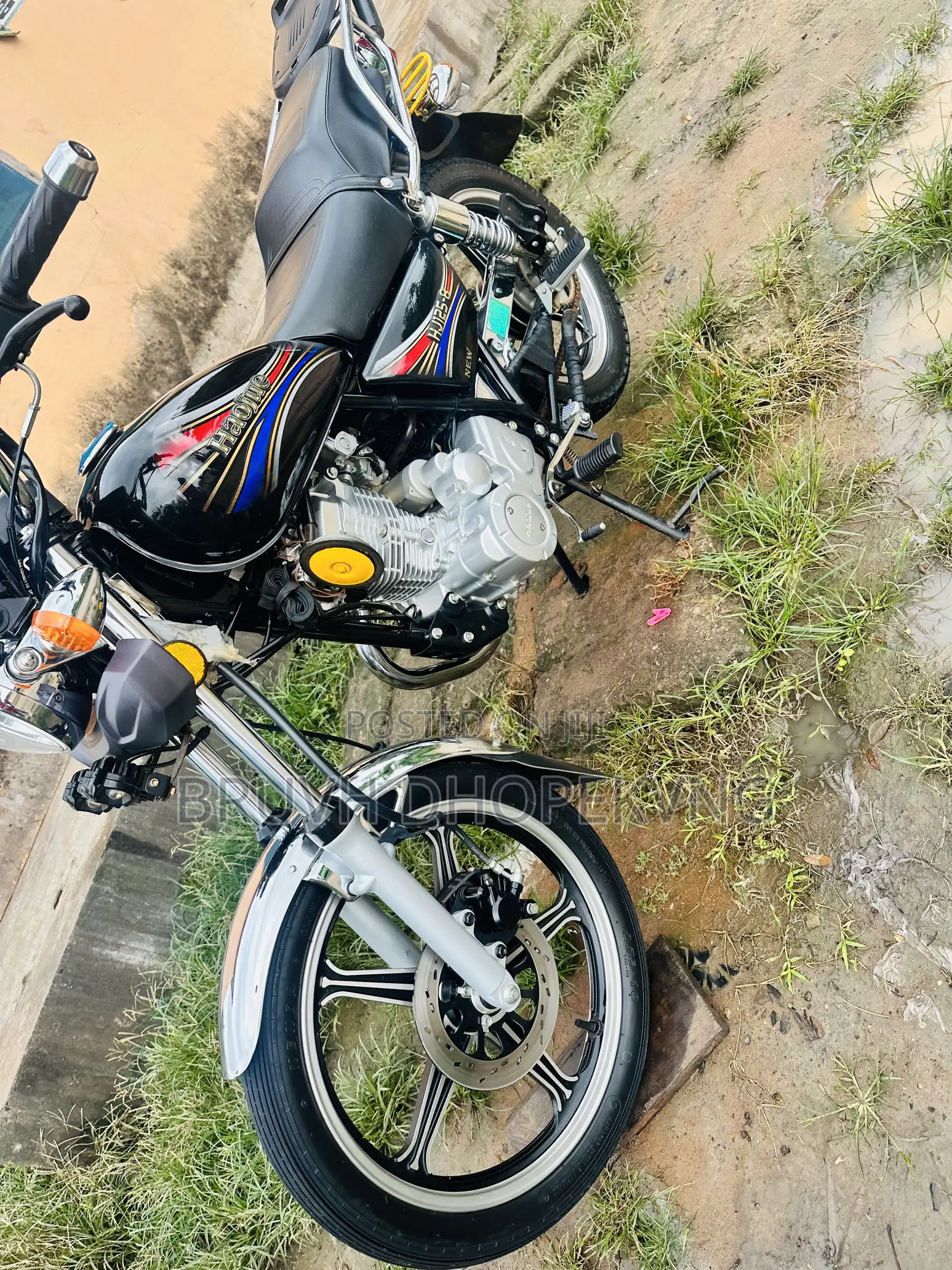 New Haojue HJ125-8K 2026 Black