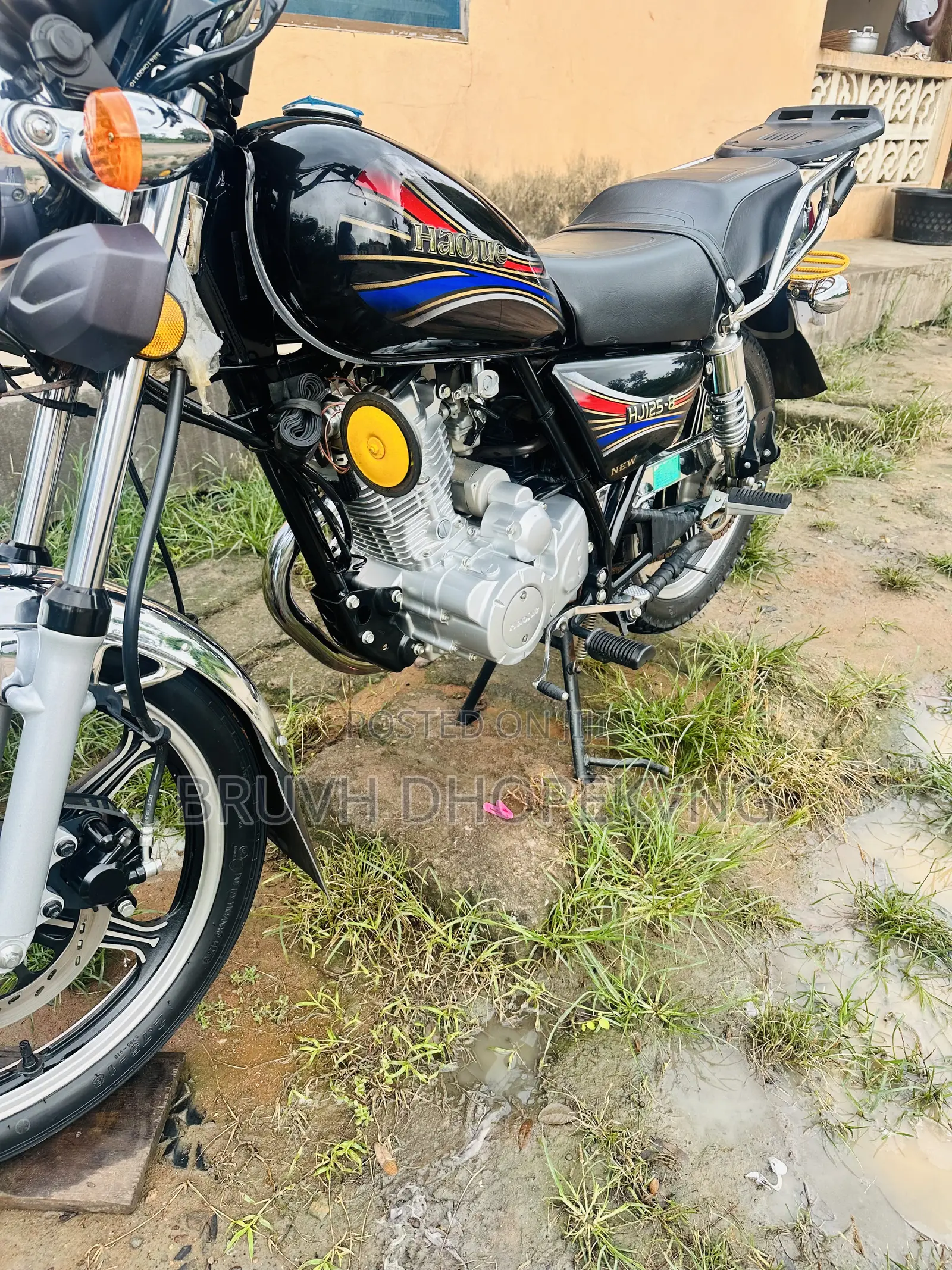 New Haojue HJ125-8K 2026 Black