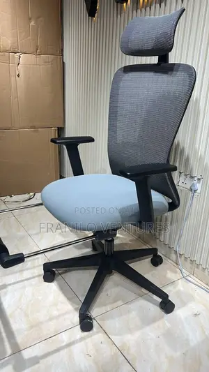 Office Chair With Footrest, Adjustable Arm