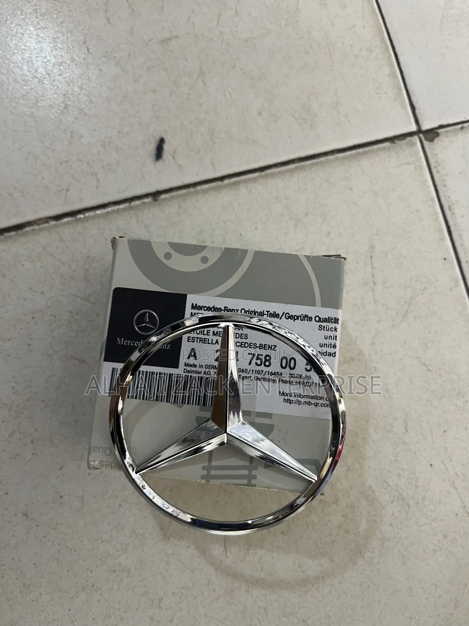 Original Mercedes Benz Back Crown