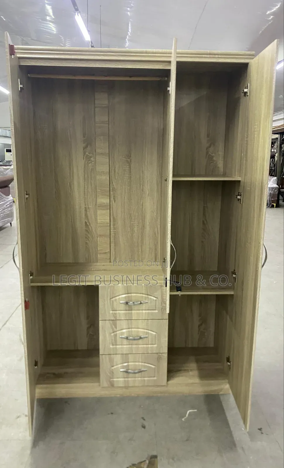 3 Doors Wardrobe Stylish