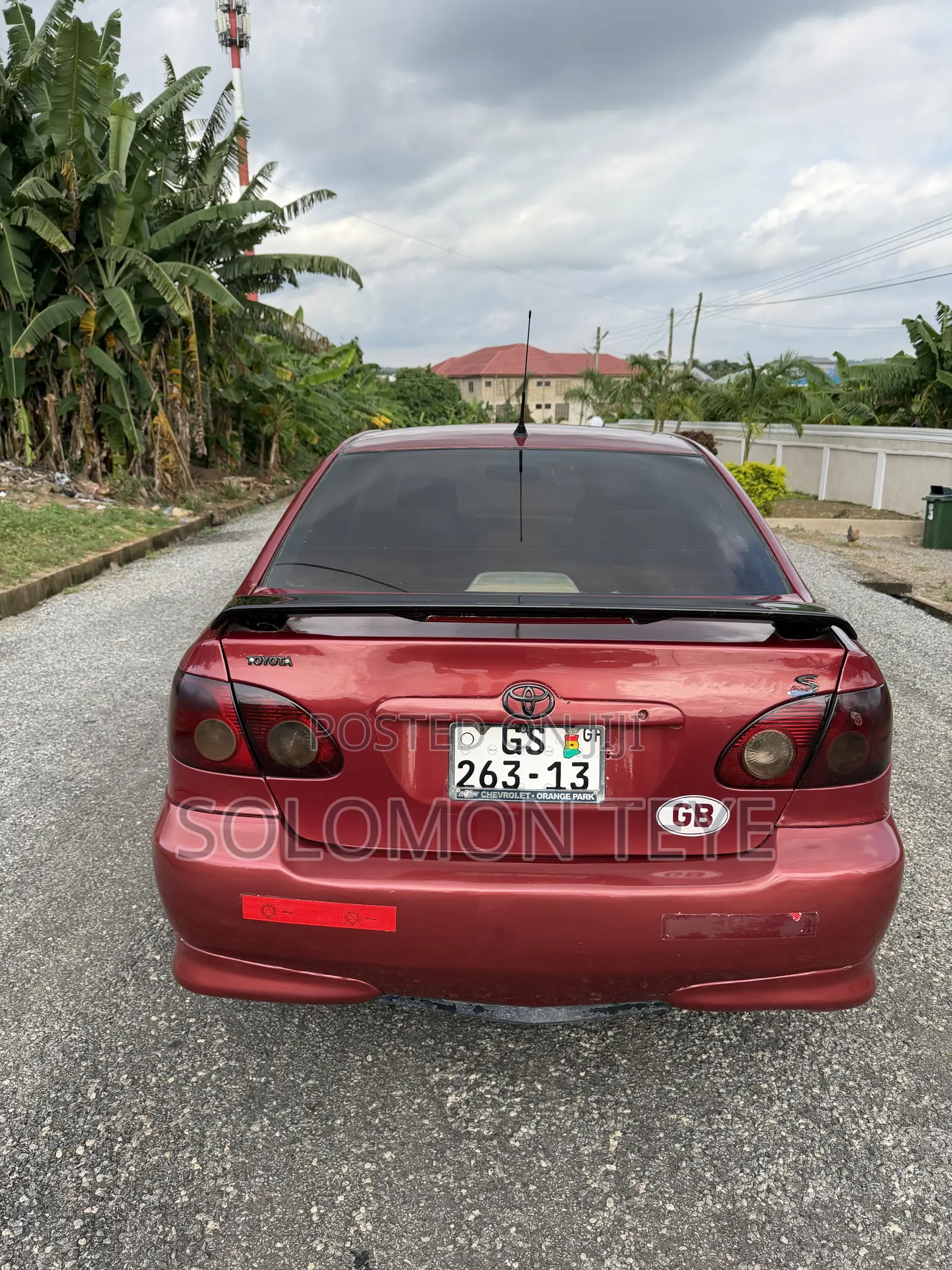 Toyota Corolla S 2007 Red