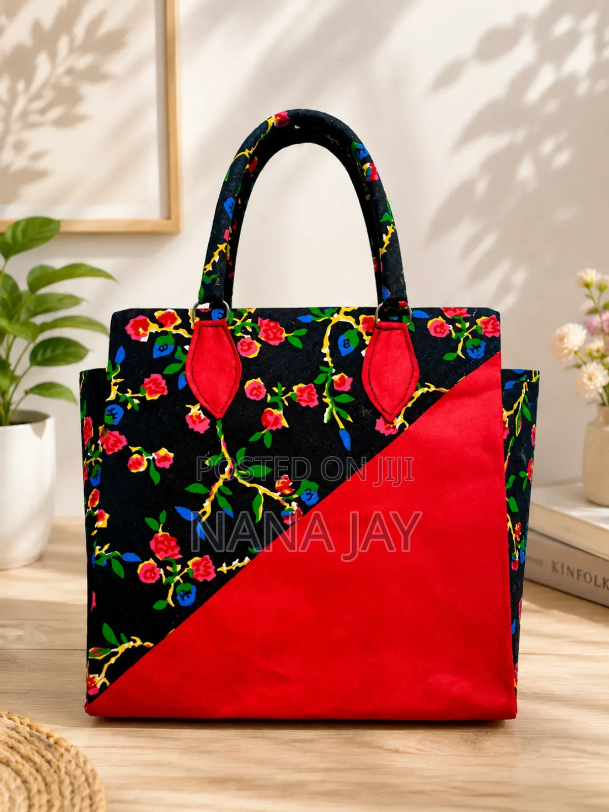 Handmade Ladies Bag With Small Pouch