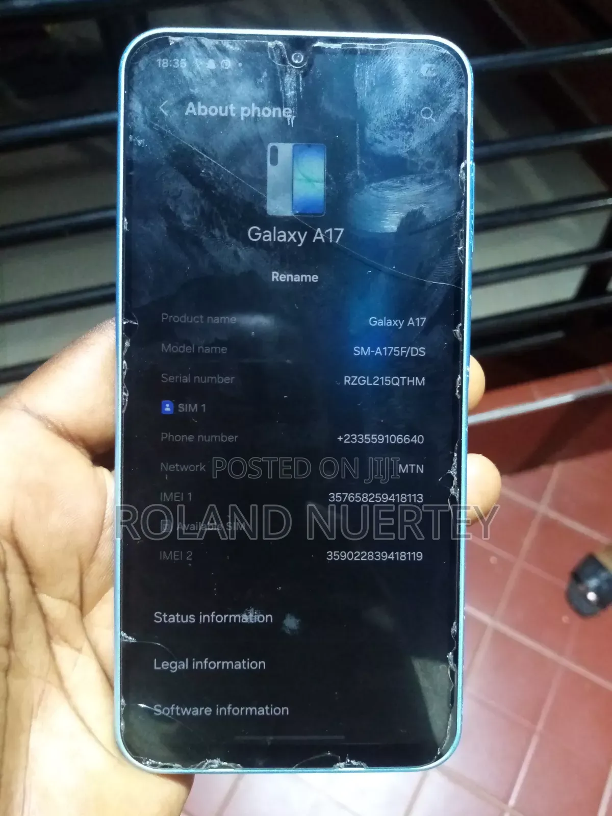 Samsung Galaxy A17 256 GB Blue