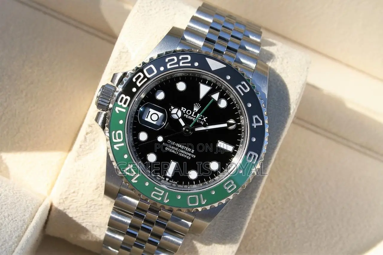 Rolex GMT-Master Ii Sprite Unique Left-Handed Crown Striking Green