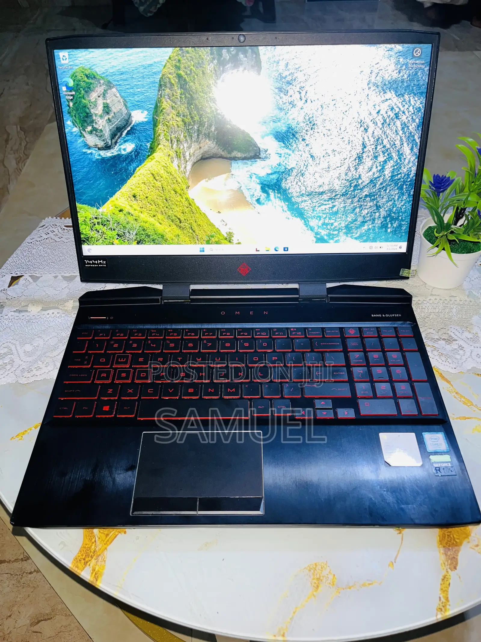 Laptop HP Omen 15 16GB Intel Core i7 SSD 512GB