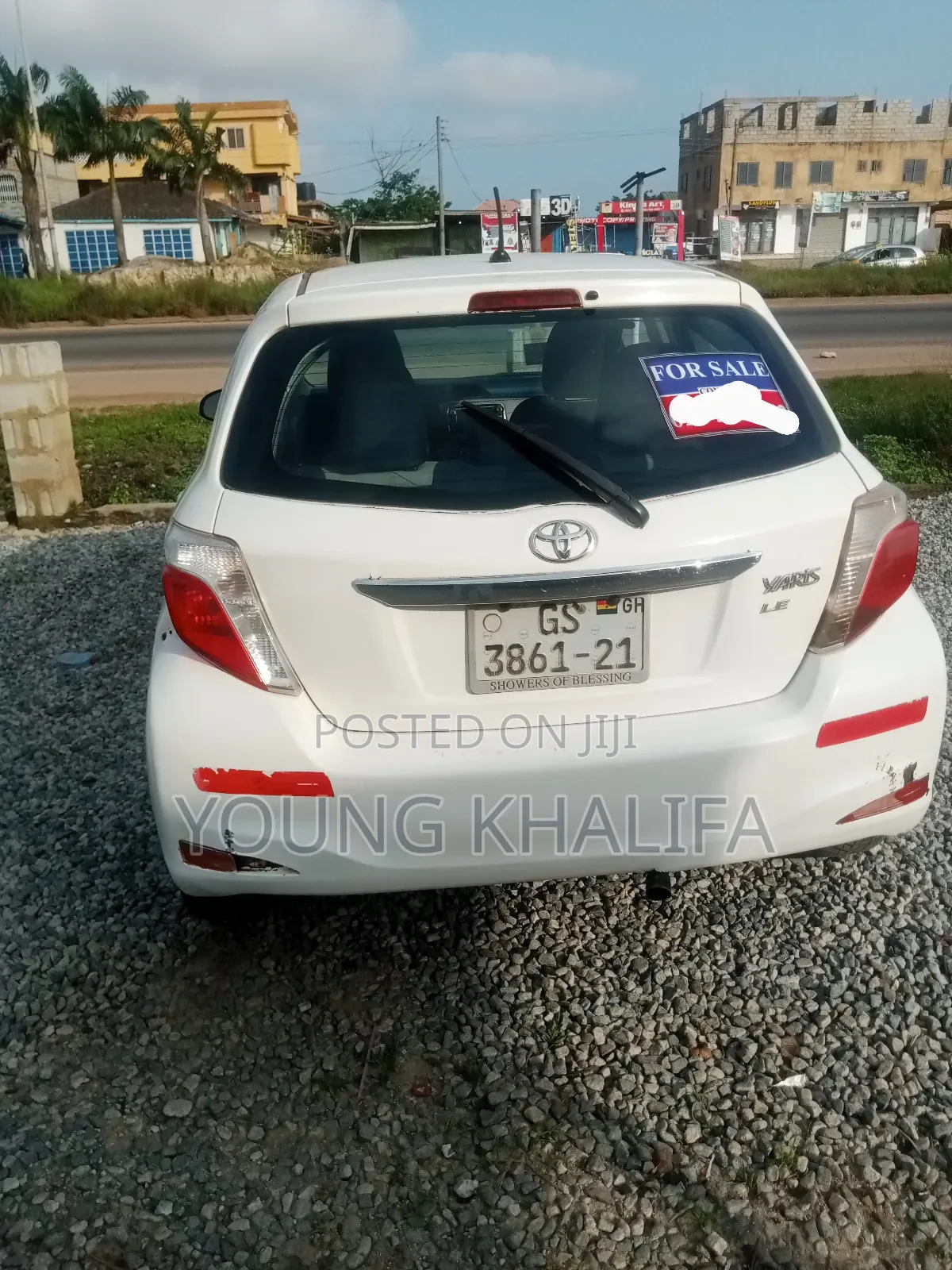 Toyota Yaris 2012 White