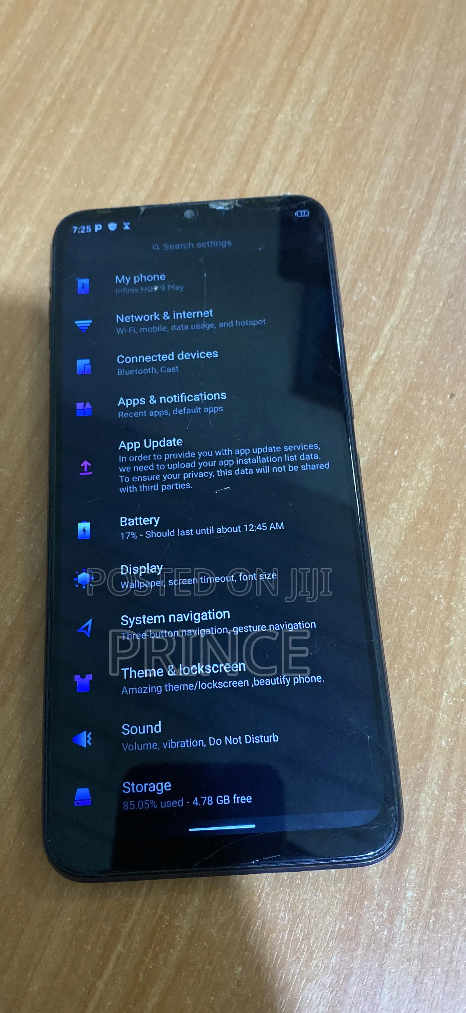 Infinix Hot 9 Play 32 GB Blue