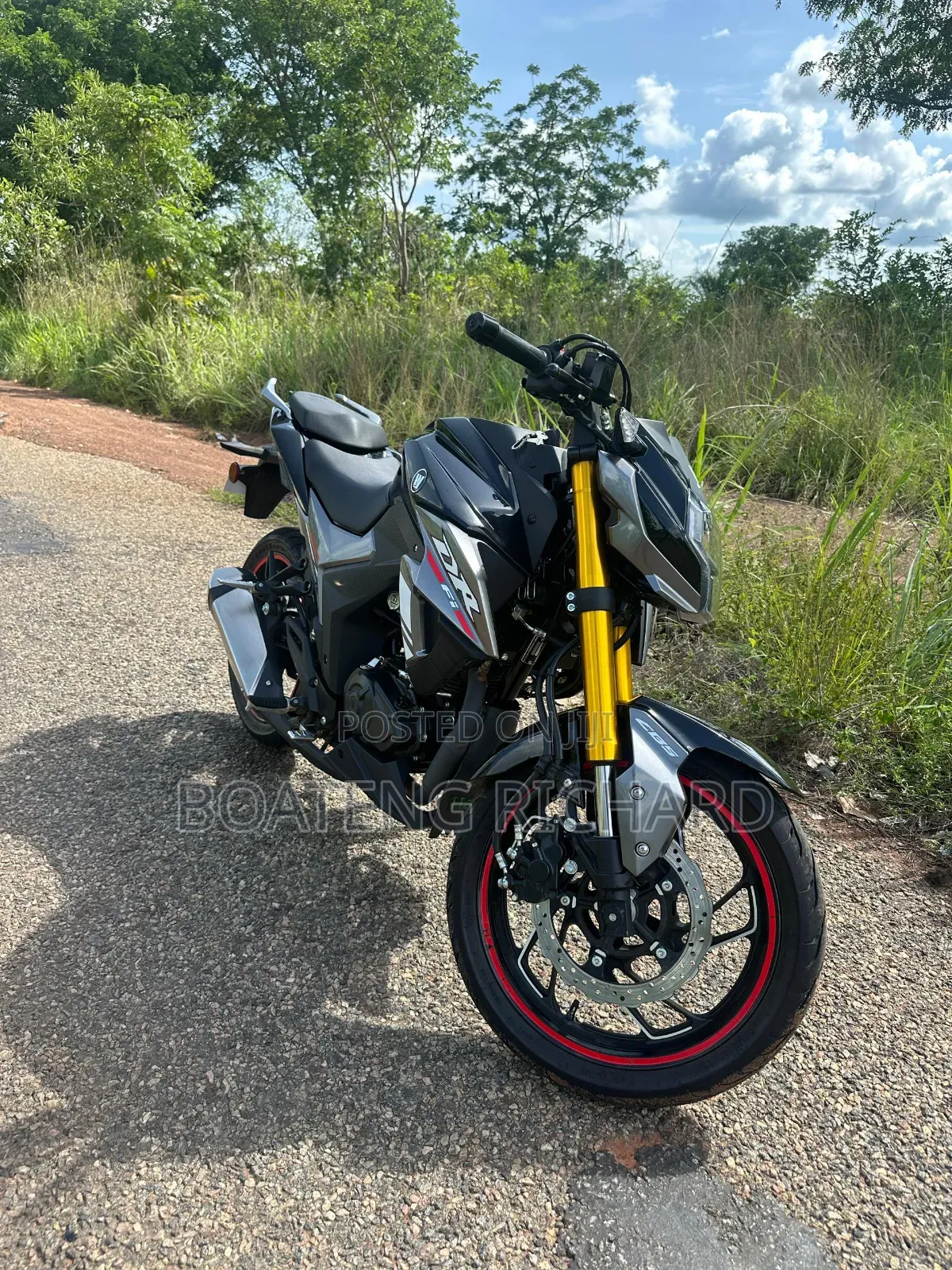 New Haojue DR190S 2026 Black
