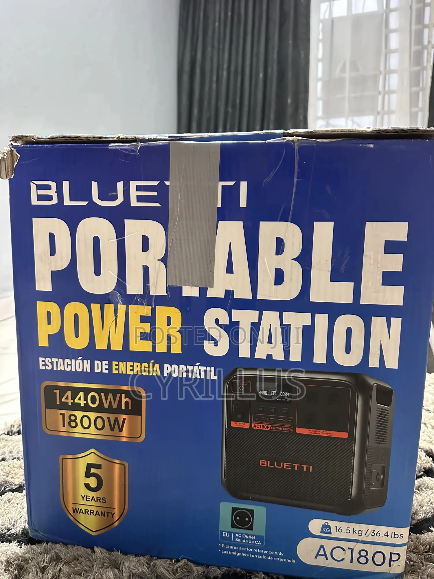Bluetti Ac180p Portable Power Station