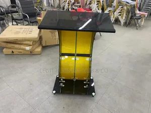 High-Quality Tempered Glass Pulpit
