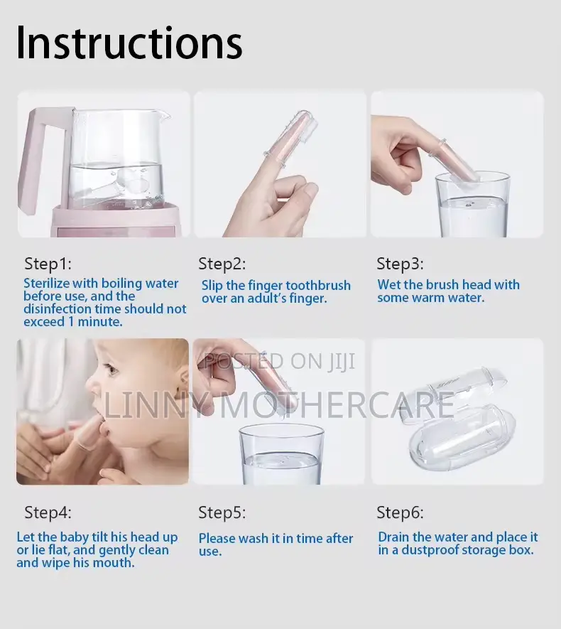 Baby Silicone Finger Toothbrush