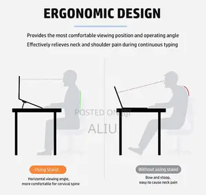 Foldable Stick-on Laptop Stand