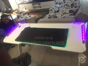 White X Leg Gaming Desk