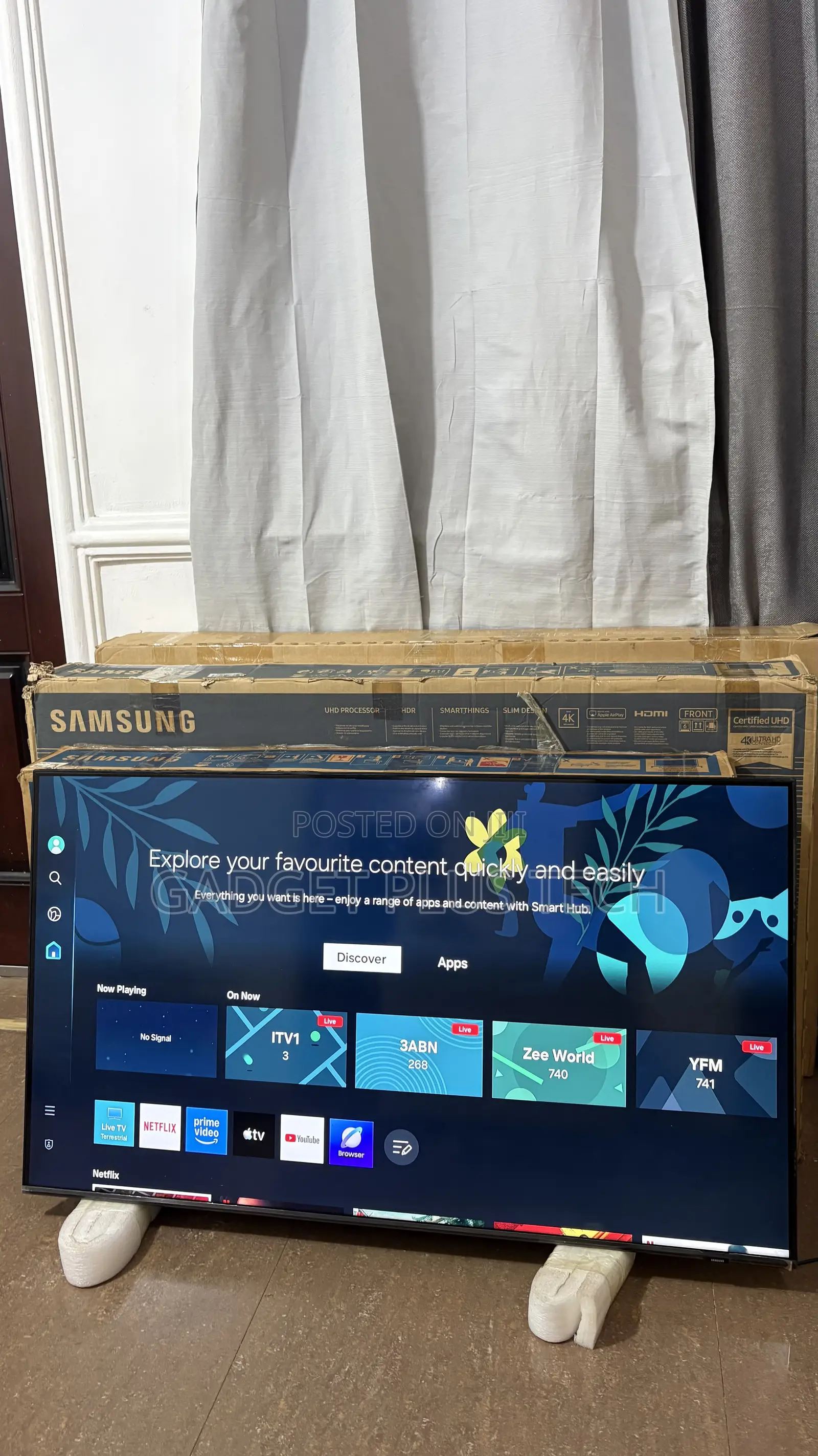 2023/24 50” Samsung Airslim Qled Uhd Smart Tv