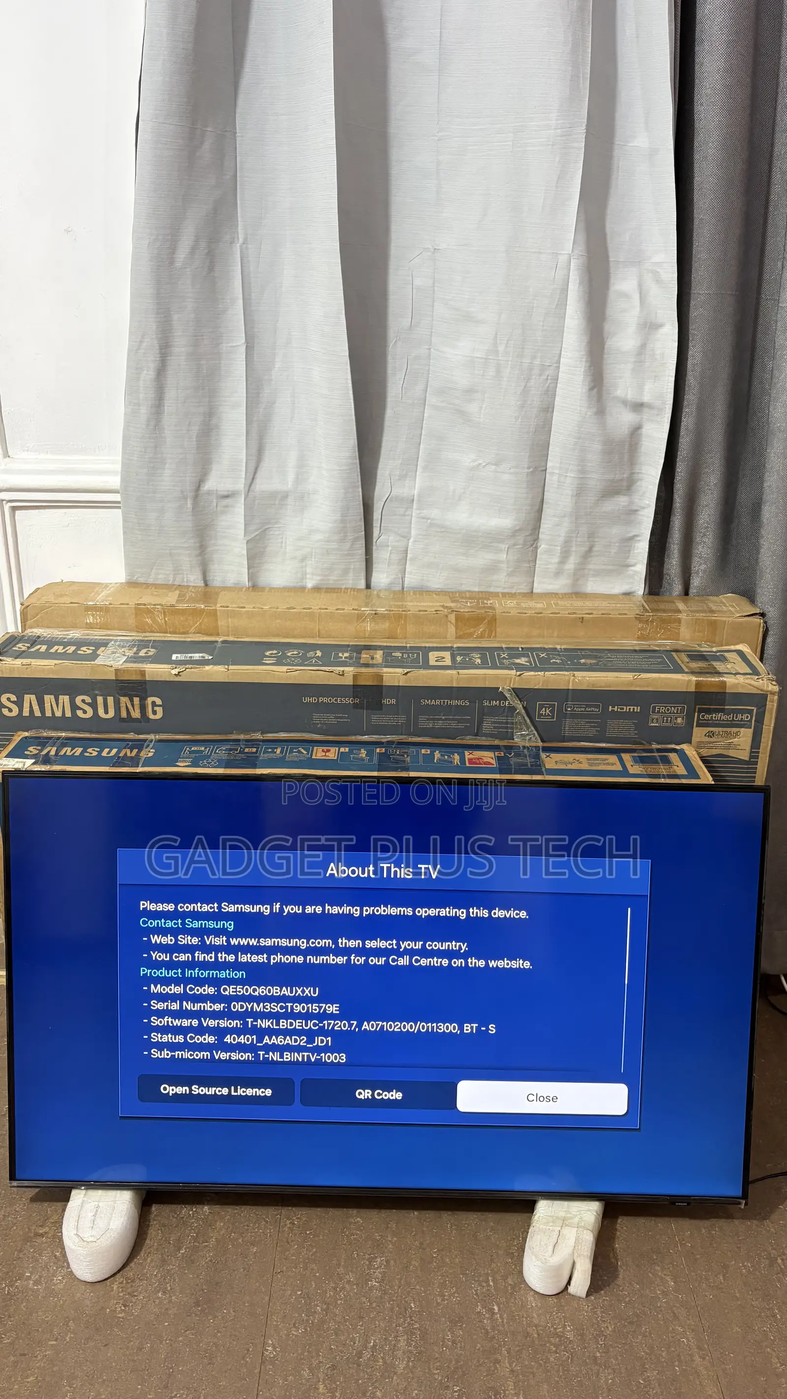 2023/24 50” Samsung Airslim Qled Uhd Smart Tv