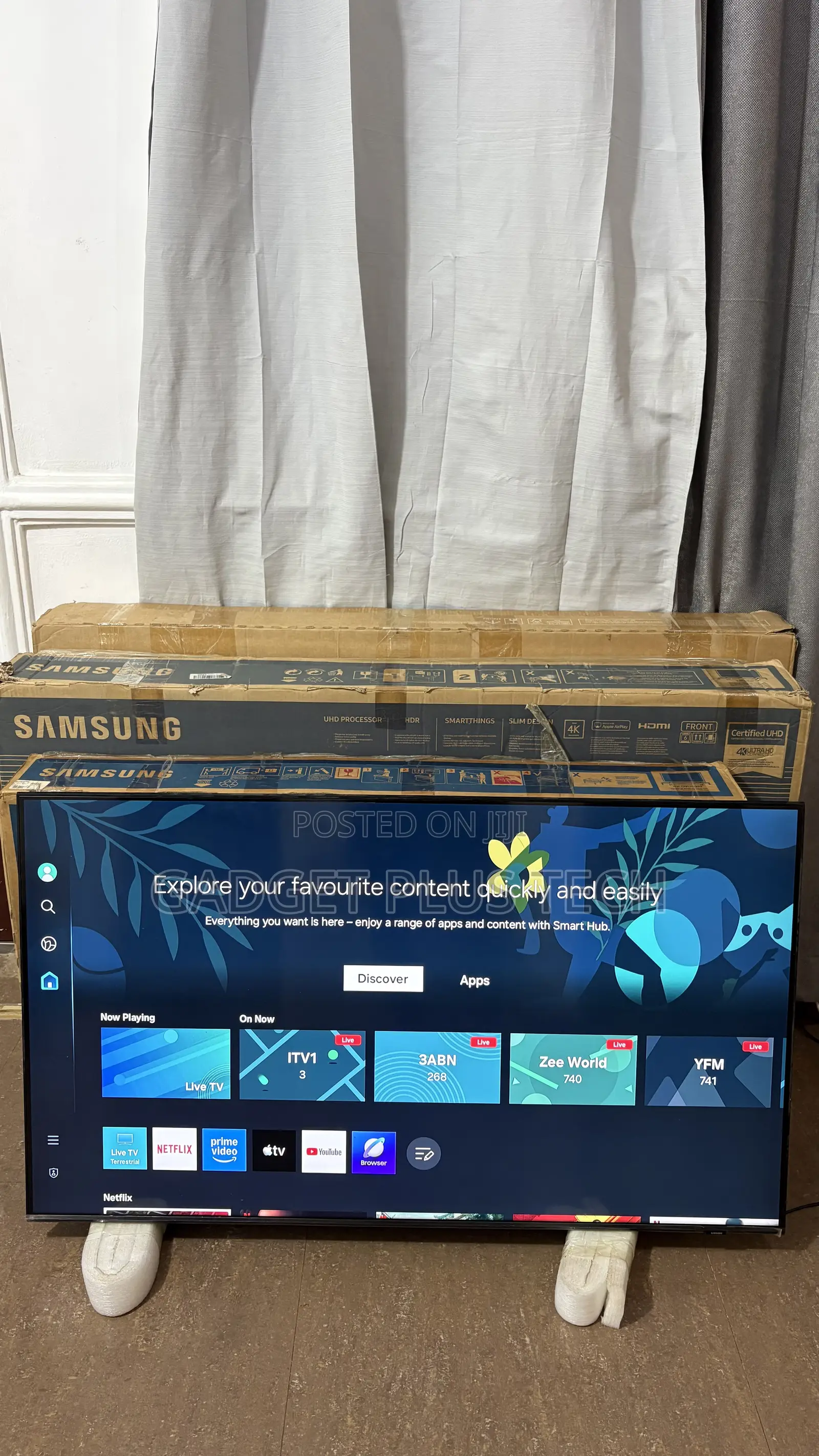 2023/24 50” Samsung Airslim Qled Uhd Smart Tv