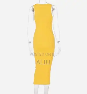 Casual Knitted Sleeveless Dress
