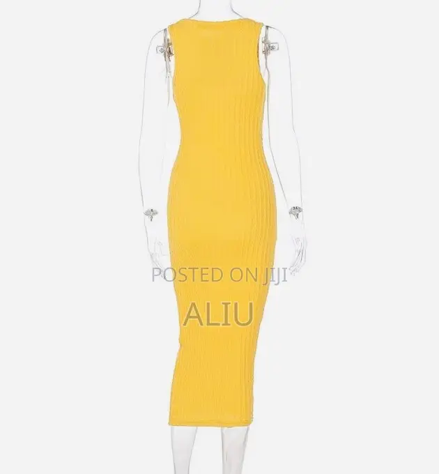 Casual Knitted Sleeveless Dress