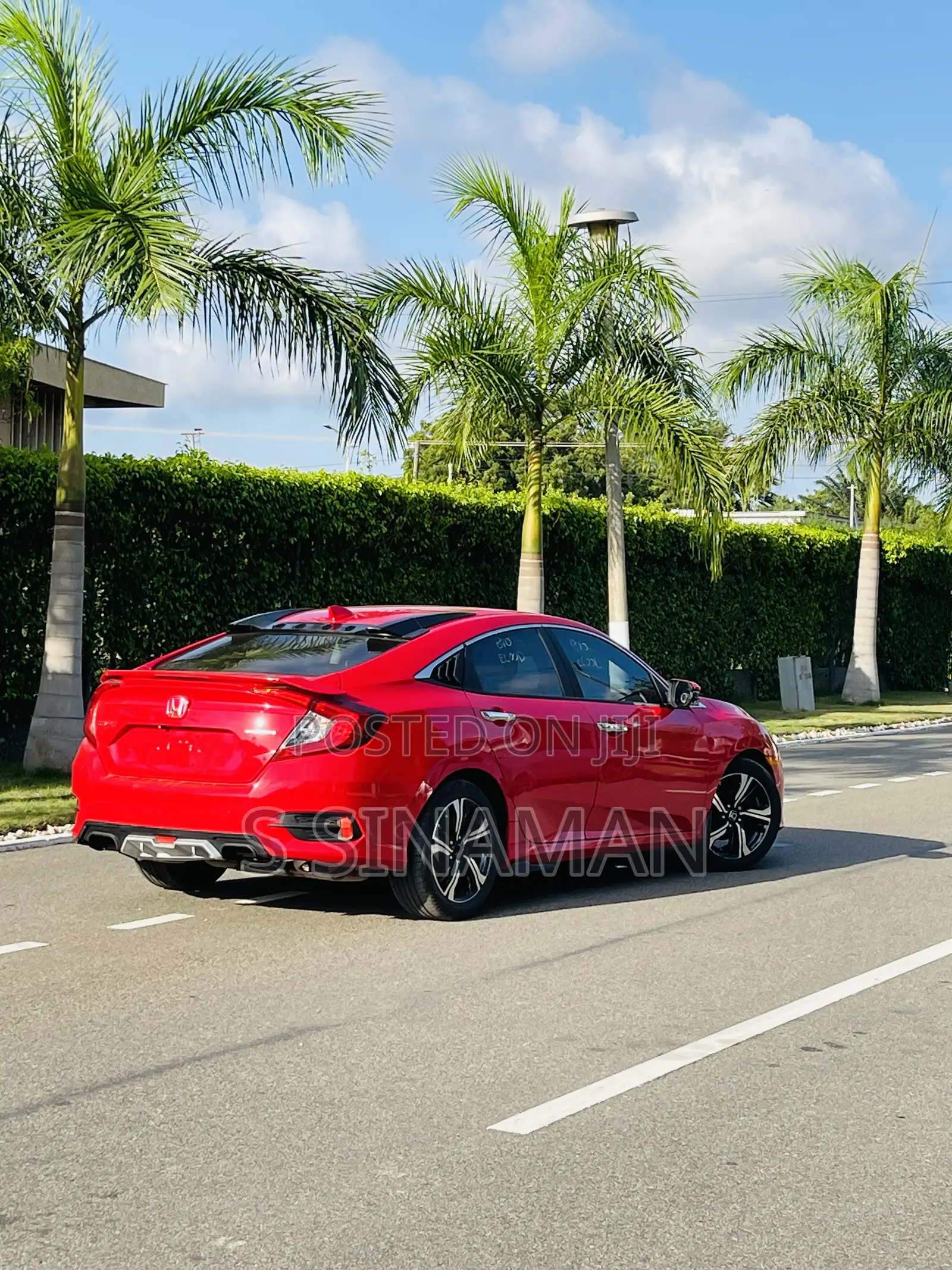 Honda Civic Touring 4dr Sedan (1.5L 4cyl) 2017 Red