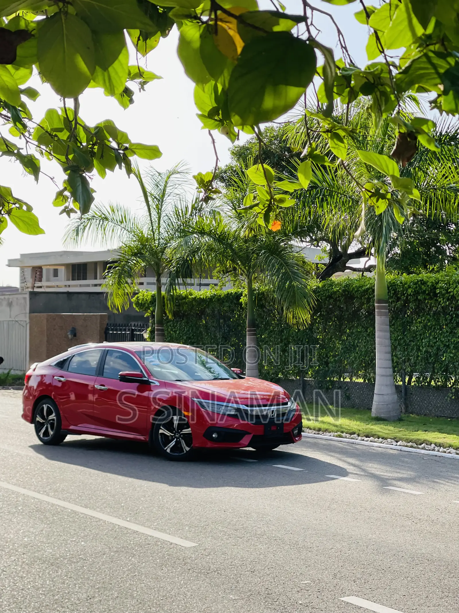 Honda Civic Touring 4dr Sedan (1.5L 4cyl) 2017 Red