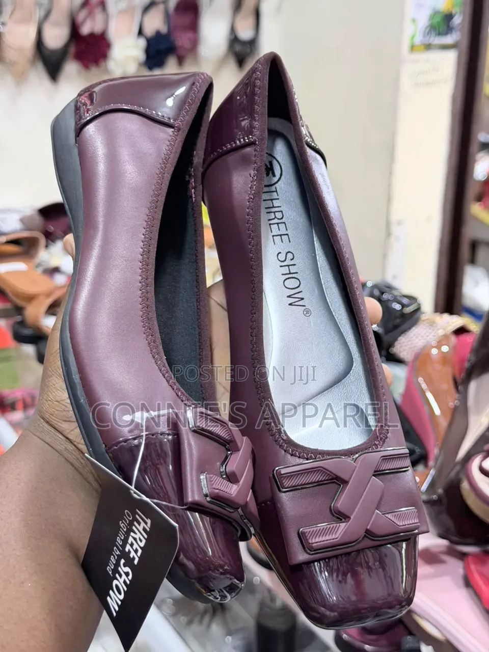 High Quality Leather Flat Shoe for Ladies