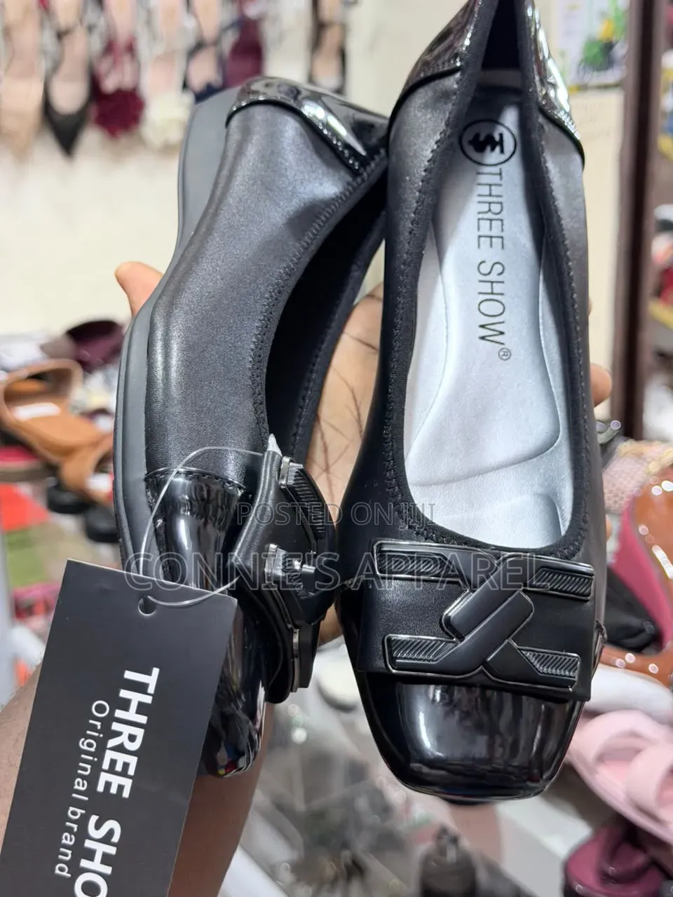 High Quality Leather Flat Shoe for Ladies
