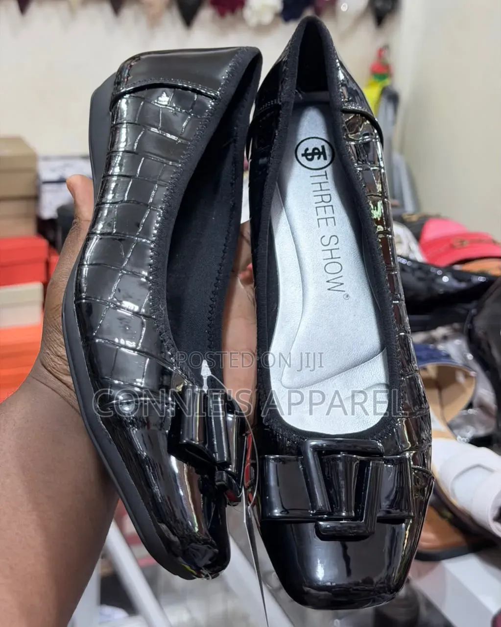 High Quality Leather Flat Shoe for Ladies