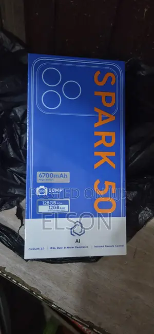 New Tecno Spark 50 128 GB Black