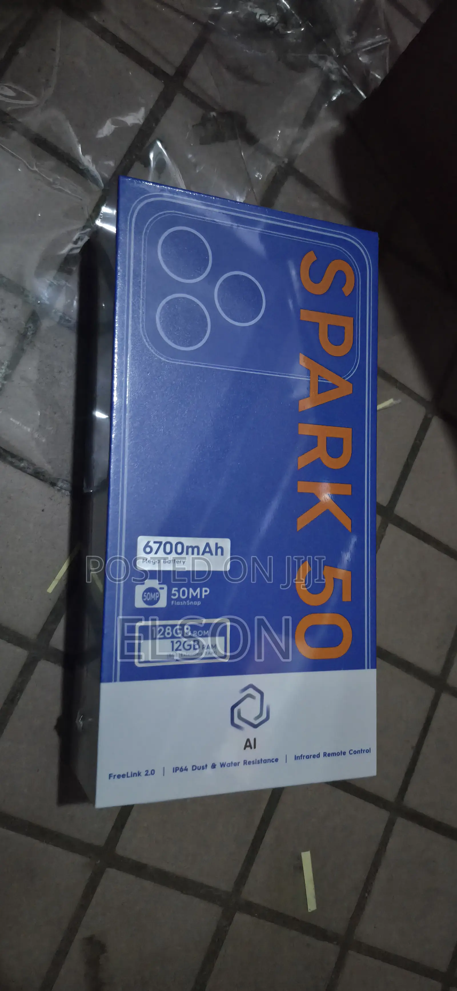 New Tecno Spark 50 128 GB Black