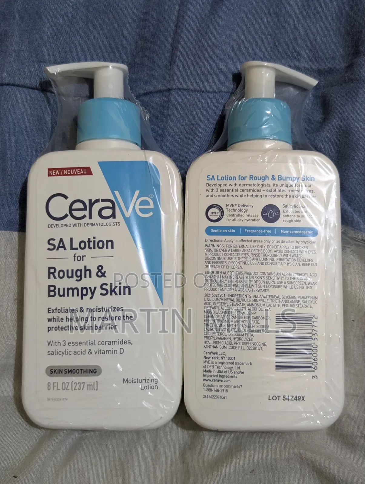 Cerave Sa Lotion Rough Bumpy Skin