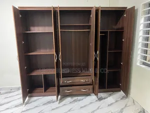 Quality 6 in 1 Brown Wardrobe