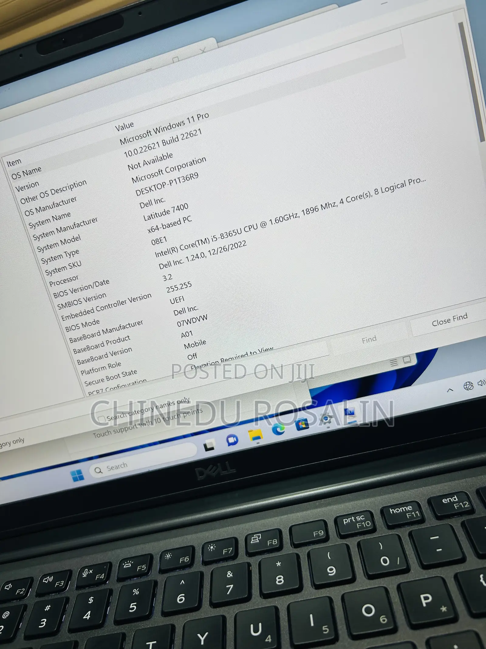 Laptop Dell Latitude 7400 8GB Intel Core i5 SSD 256GB