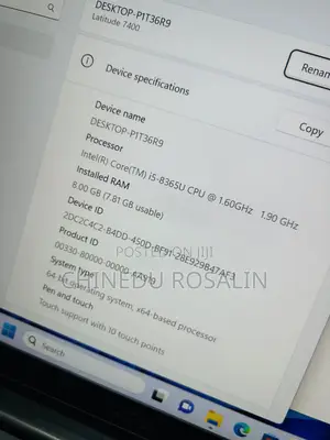 Laptop Dell Latitude 7400 8GB Intel Core i5 SSD 256GB