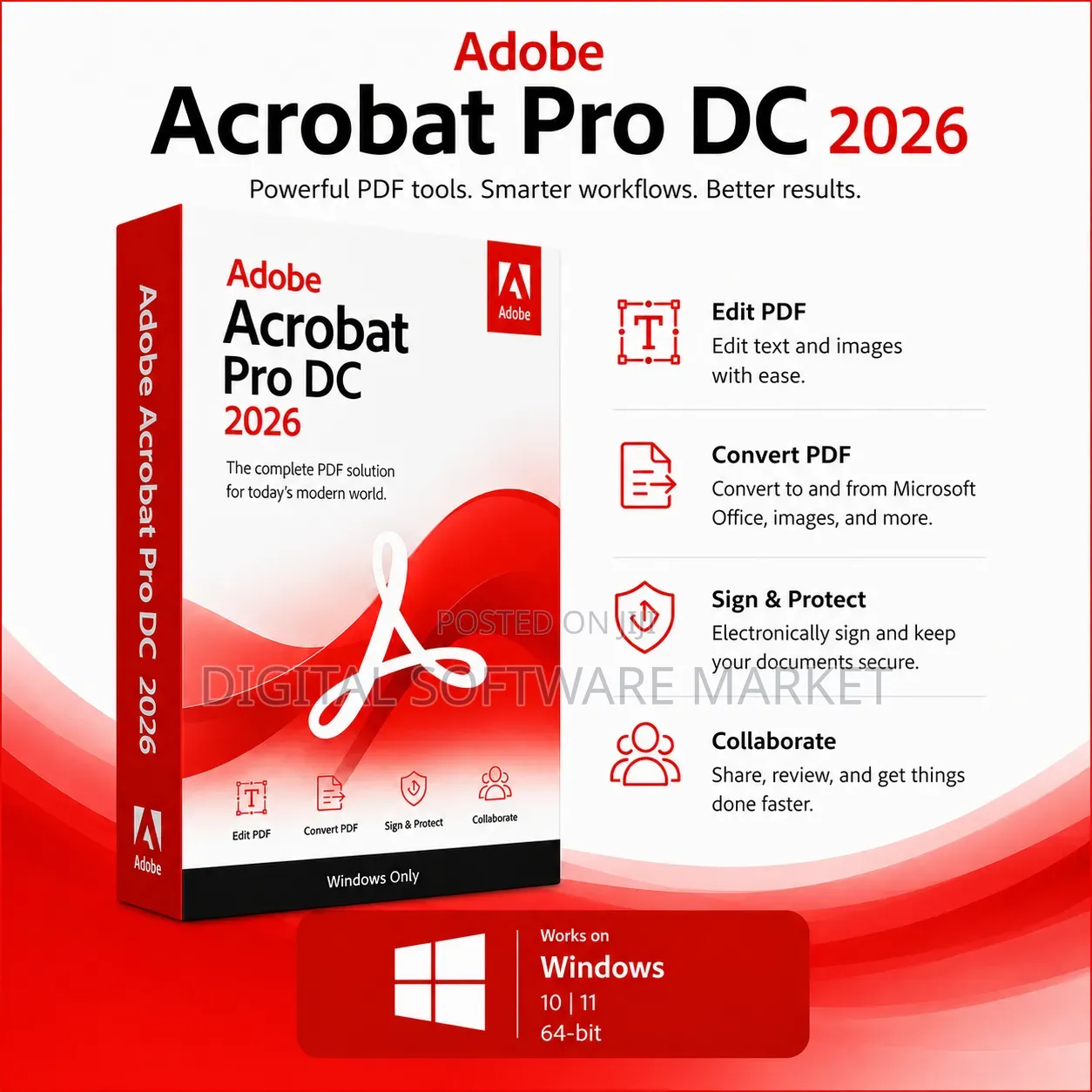 Adobe Acrobat Pro 2026 for Windows or Mac