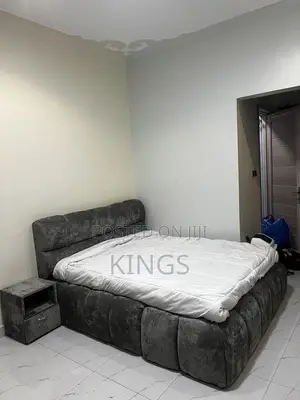 Luxury Fabric Upholstered Bed Frame – Brand New