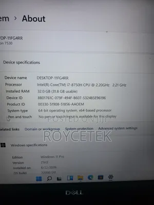 Laptop Dell Precision 7530 32GB Intel Core i7 SSD 512GB