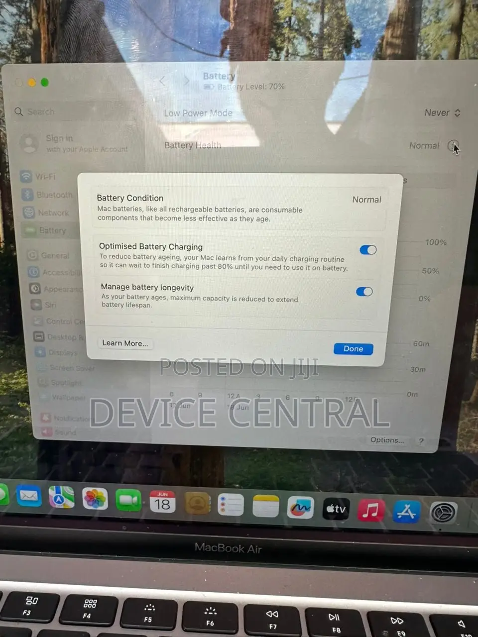 Laptop Apple MacBook Air 2020 8GB Intel Core i5 SSD 500GB