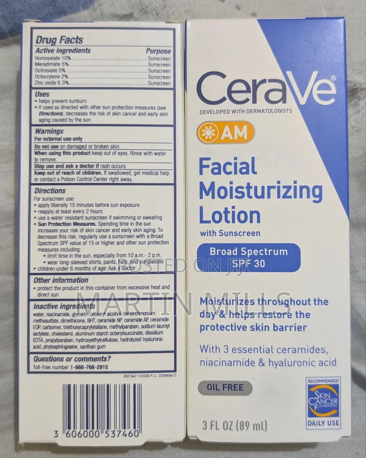 Cerave Am Moisturizing Lotion
